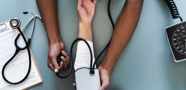 doctor performing medical checkup
